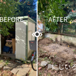 四街道市｜物置の解体回収作業